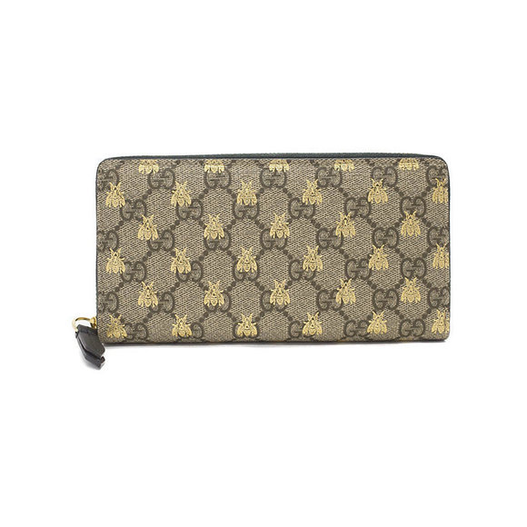 Gucci GG Supreme Long Zip Wallet - Picture 1 of 5